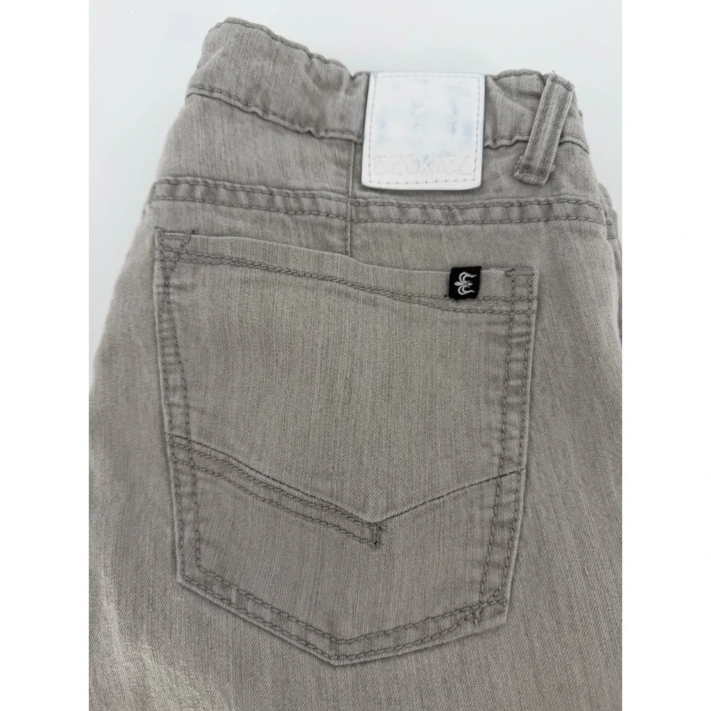 Ezekiel Mens Gray Slim Straight Denim Jeans Size 32 Casual Skate Lifestyle